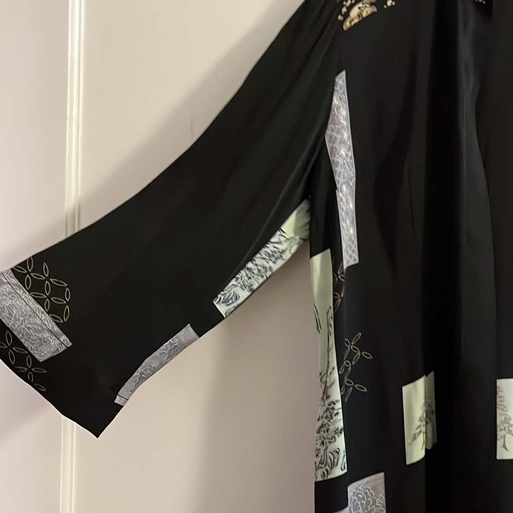 Citron Silk Robe M - Picture 5 of 7